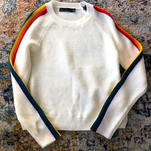 New York and Company - rainbow sleeve sweater